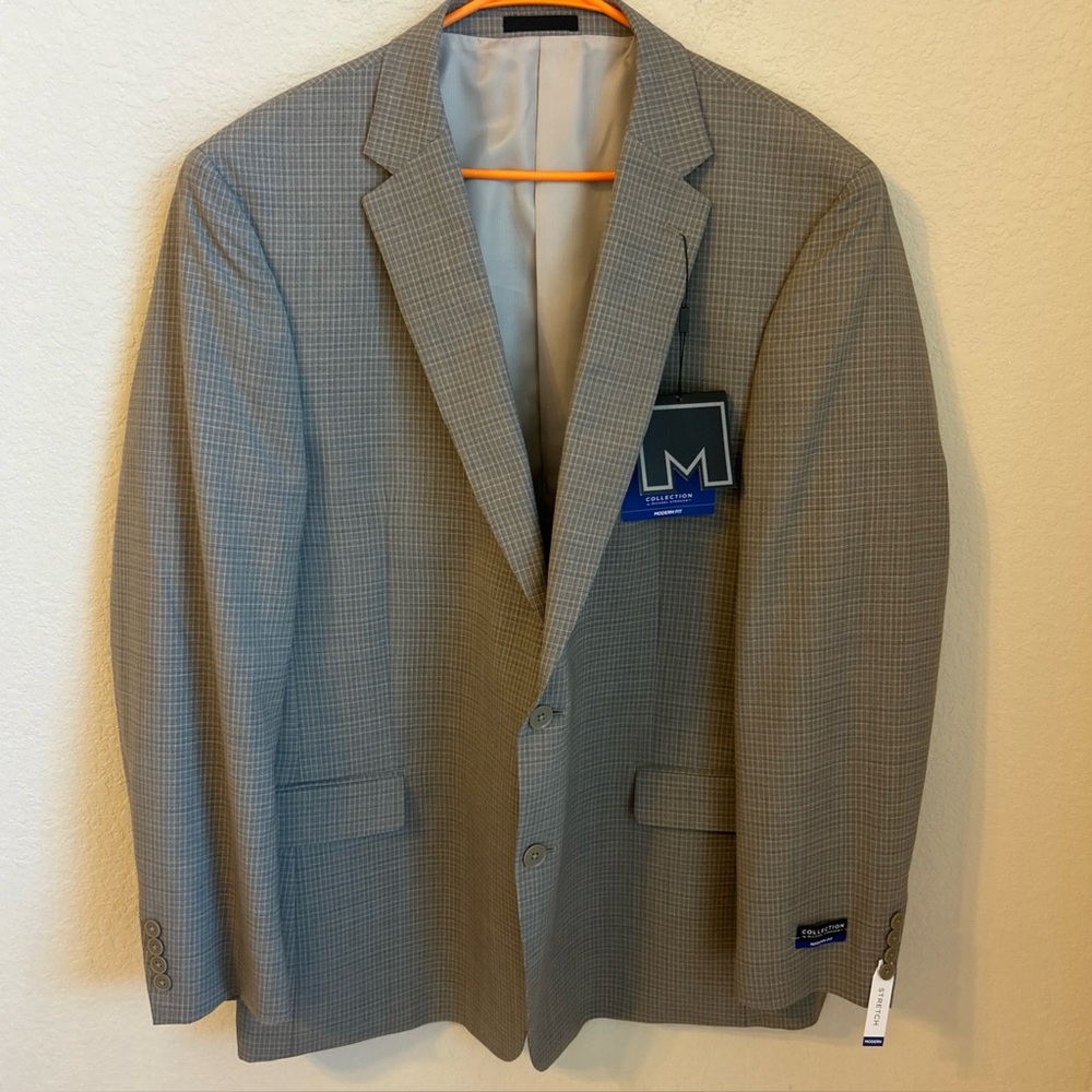 Collection By Michael Strahan Mens Modern Fit Sportcoat Suit Jacket Size 48 Long